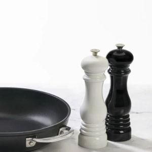 Black & White Acrylic Classic Salt and Pepper Mill Set