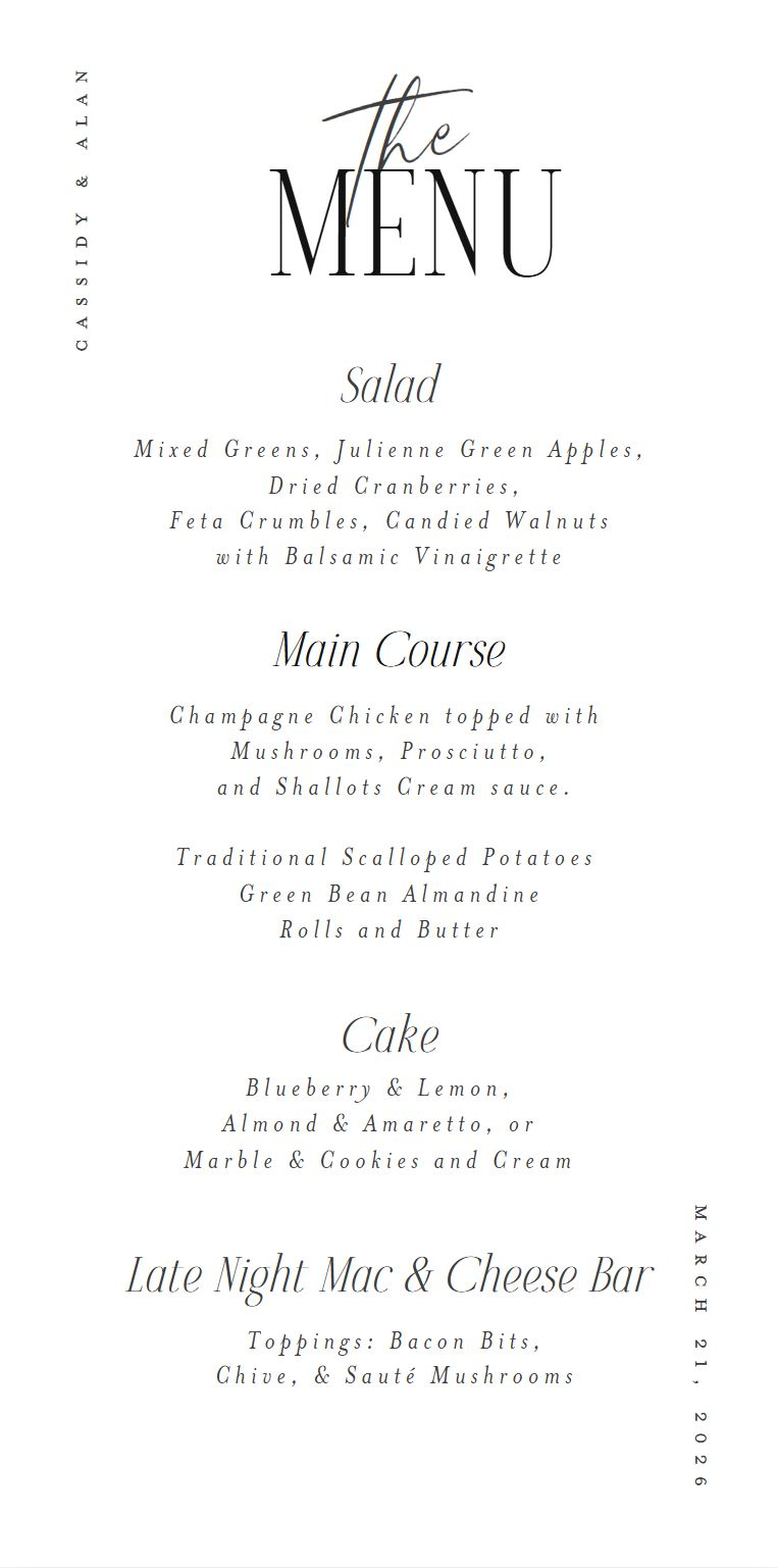 The Wedding Website of Cassidy Walton and Alan Baker