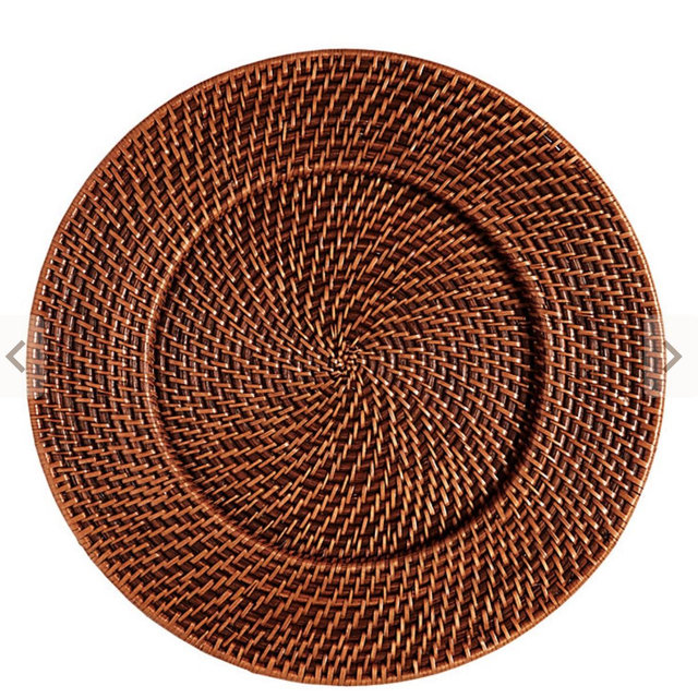 Piper Woven Chargers - Set of 4