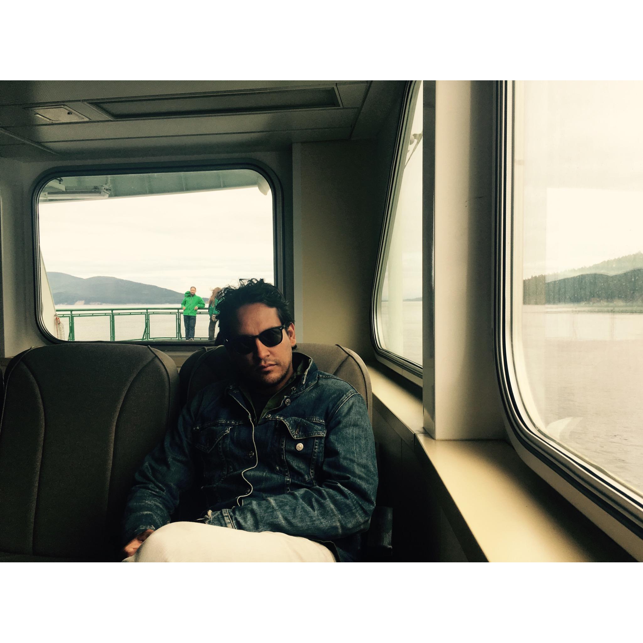 On the ferry; San Juan Islands 2016