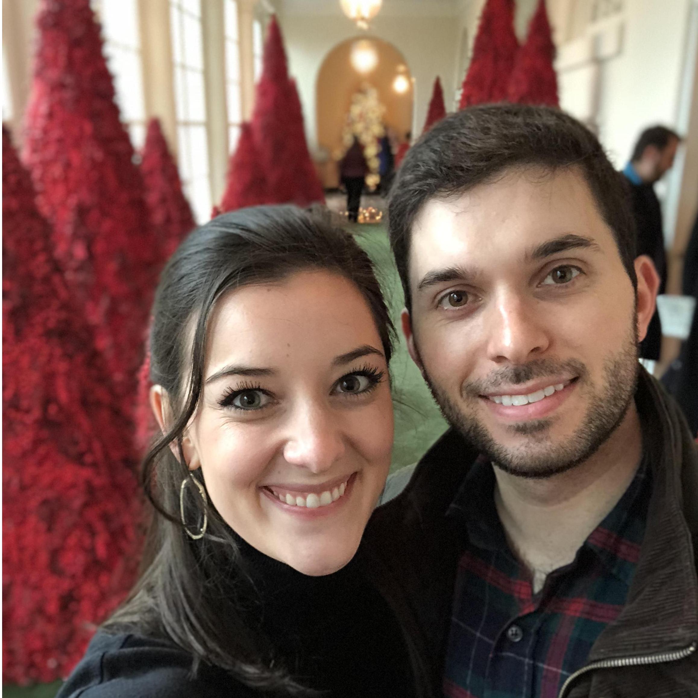 Corbett snagged tickets to see the White House at Christmas!