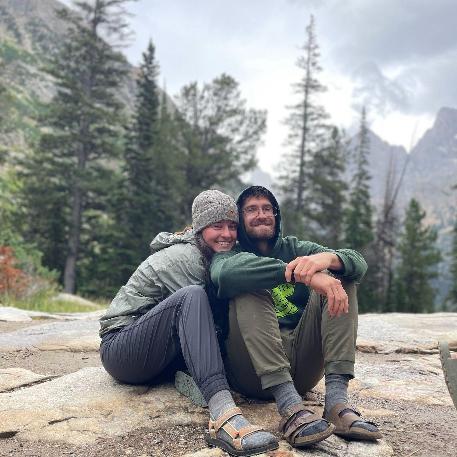Backpacking in the Tetons with friends