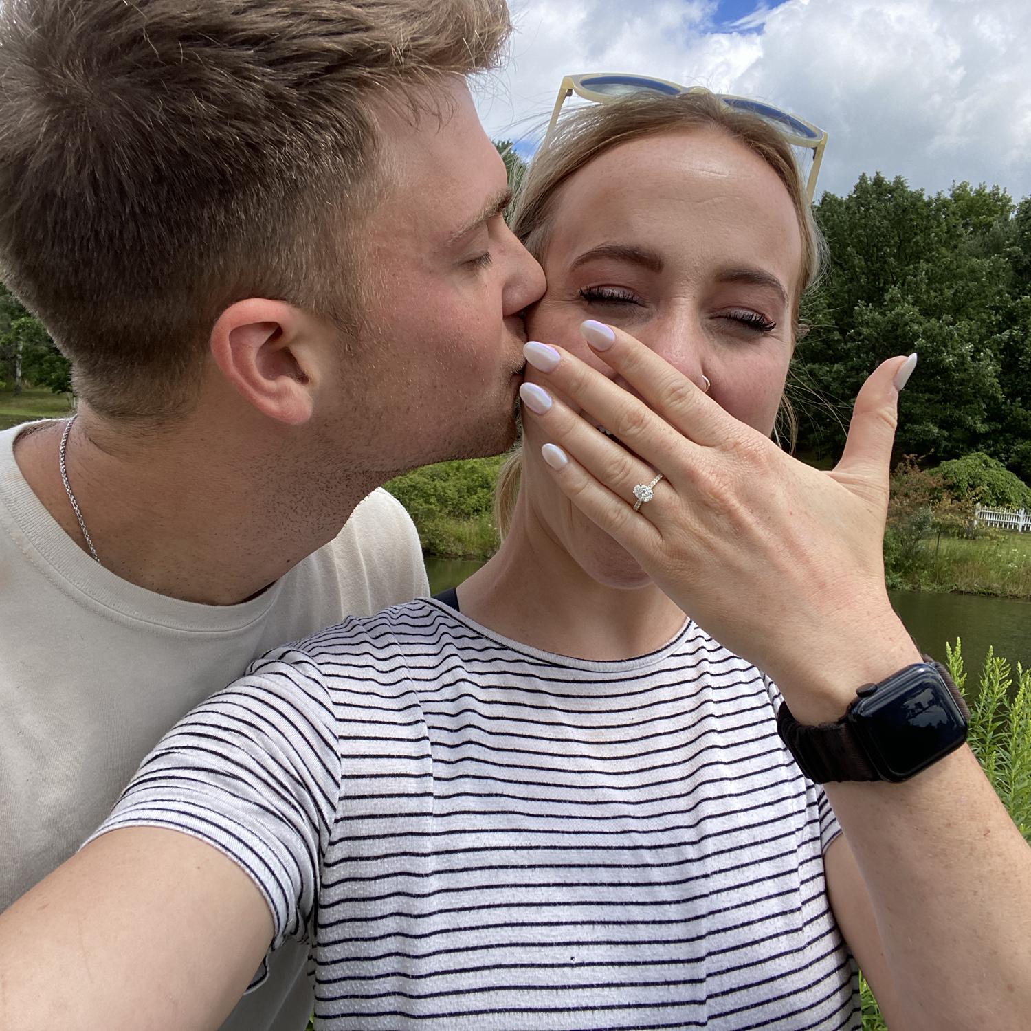 First selfie being engaged!!!