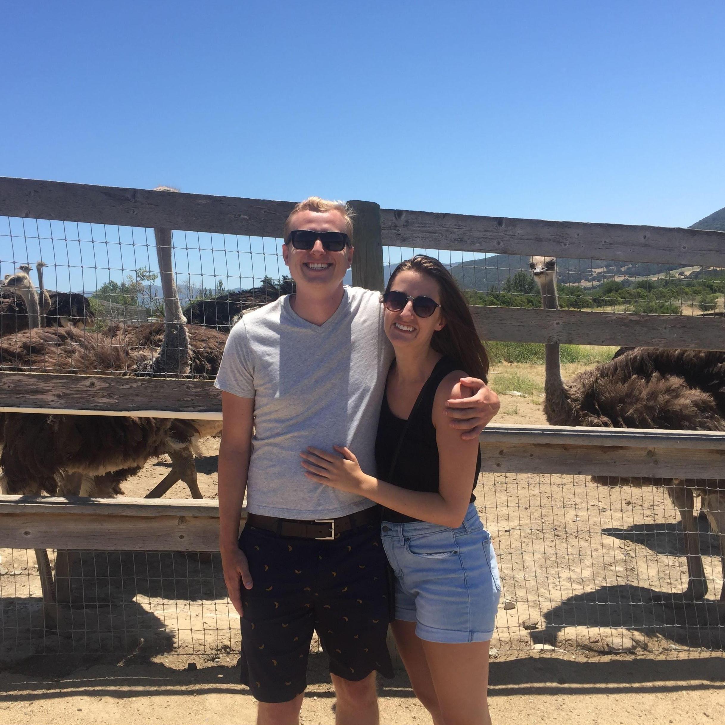 A highlight of our trip down the California coast was visiting OstrichLand USA.
