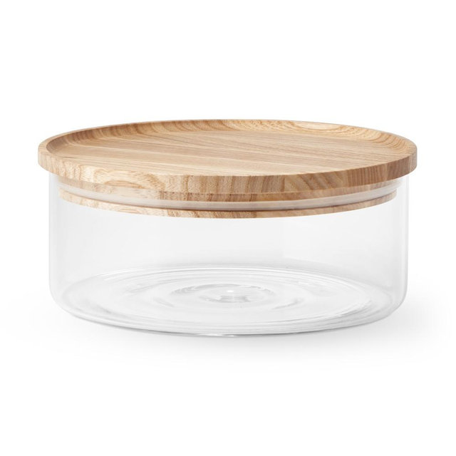 Hold Everything Stacking Glass Canisters, Small