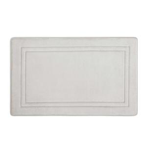 Smart Dry™ 21-Inch x 34-Inch Memory Foam Bath Mat in Chrome