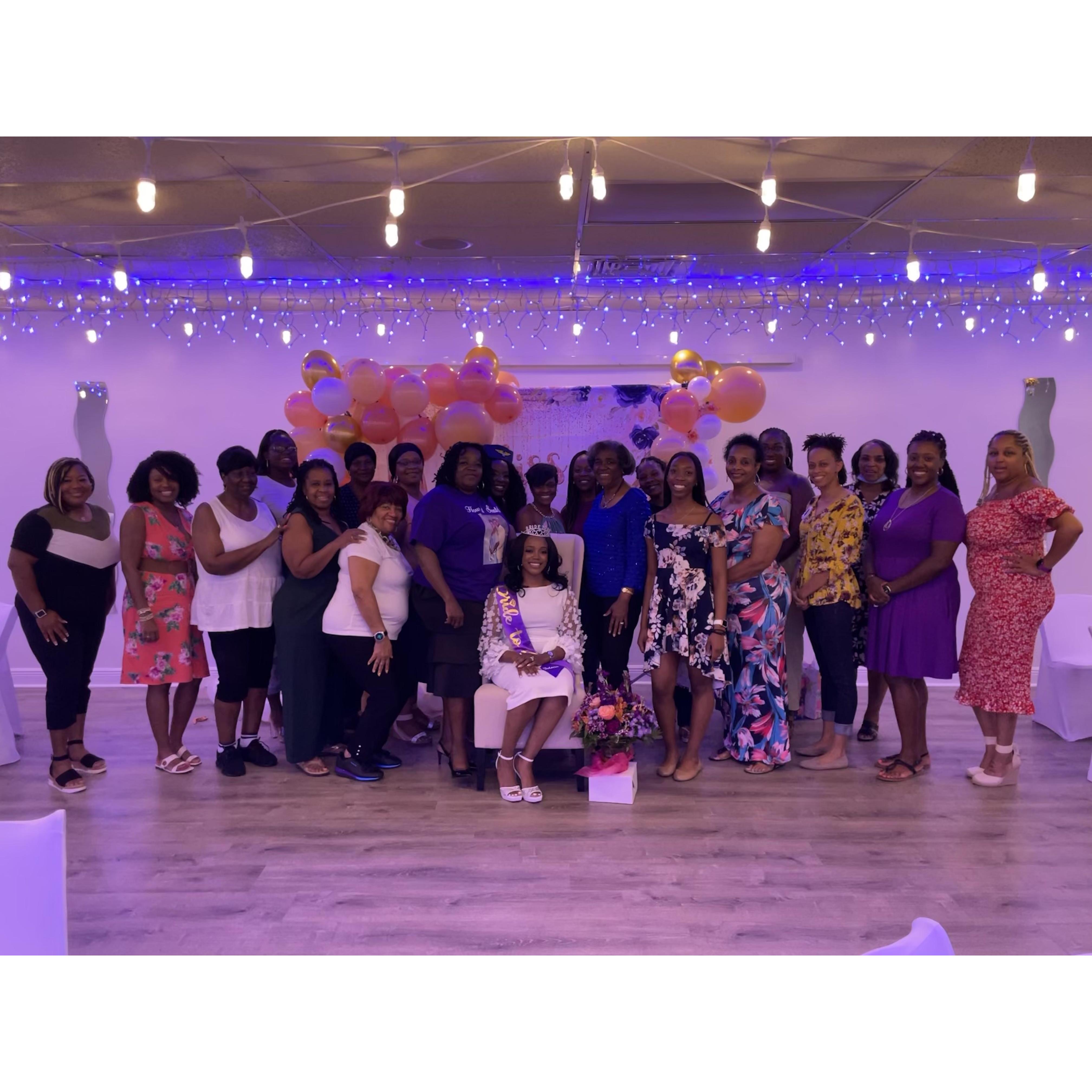 …almost there! From Miss to Mrs. bridal shower 👰🏾