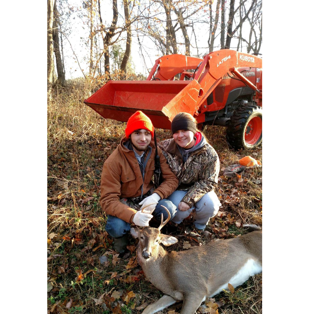 The first time James took McKenzie hunting 11/24/2017