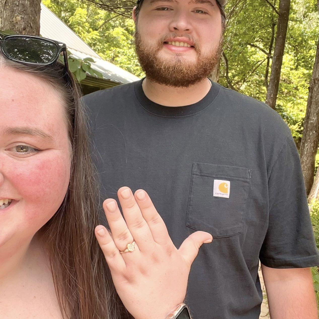 First selfie engaged!!!