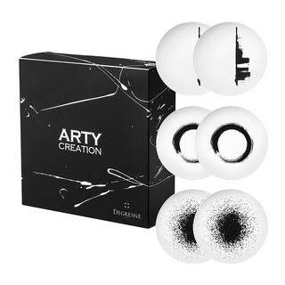 Arty Creation Round Plate, Set of 6