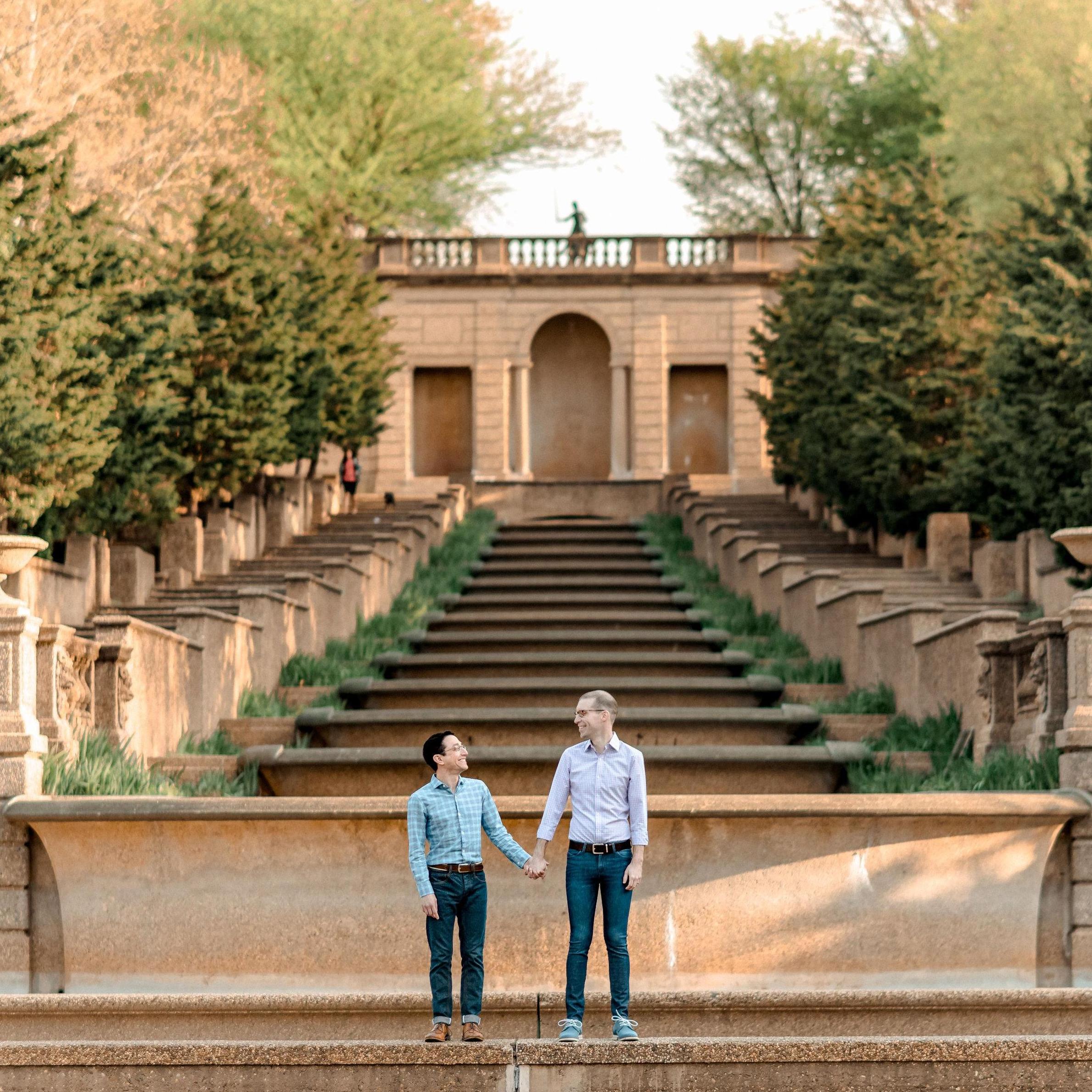 Engagement shoot @ Meridian Hill Park – April 2019