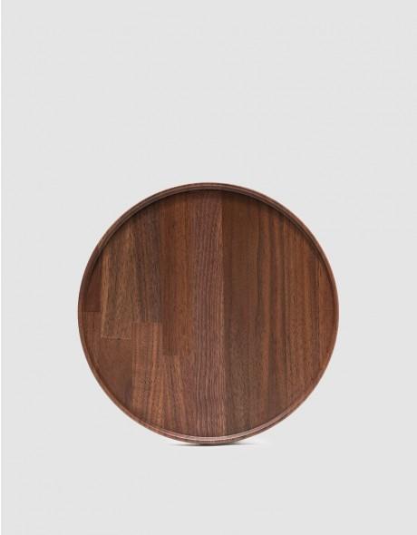 8⅔ in. Round Tray in Walnut