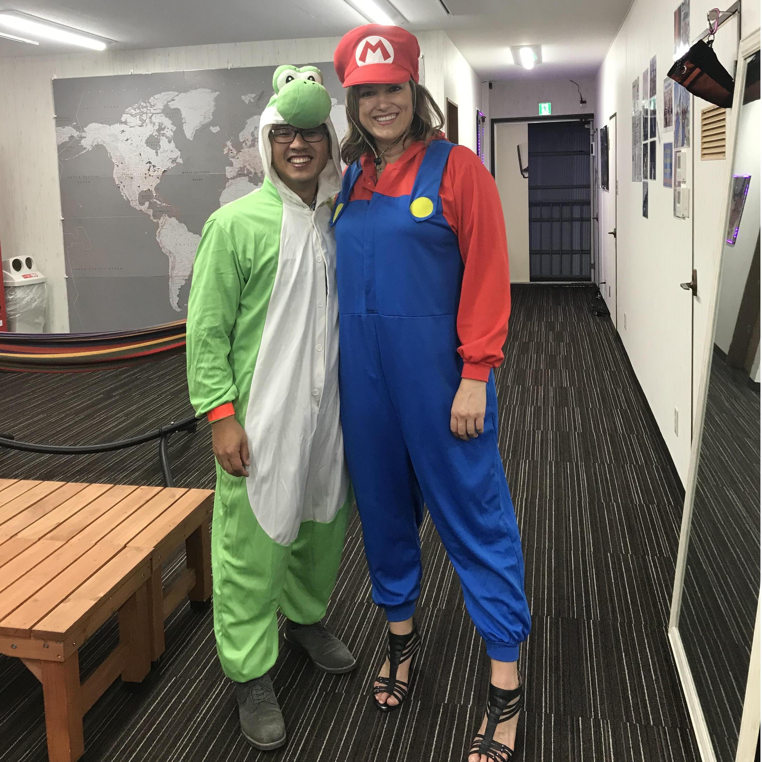 Our first non-date date. Mario & Yoshi take Tokyo and beyond!