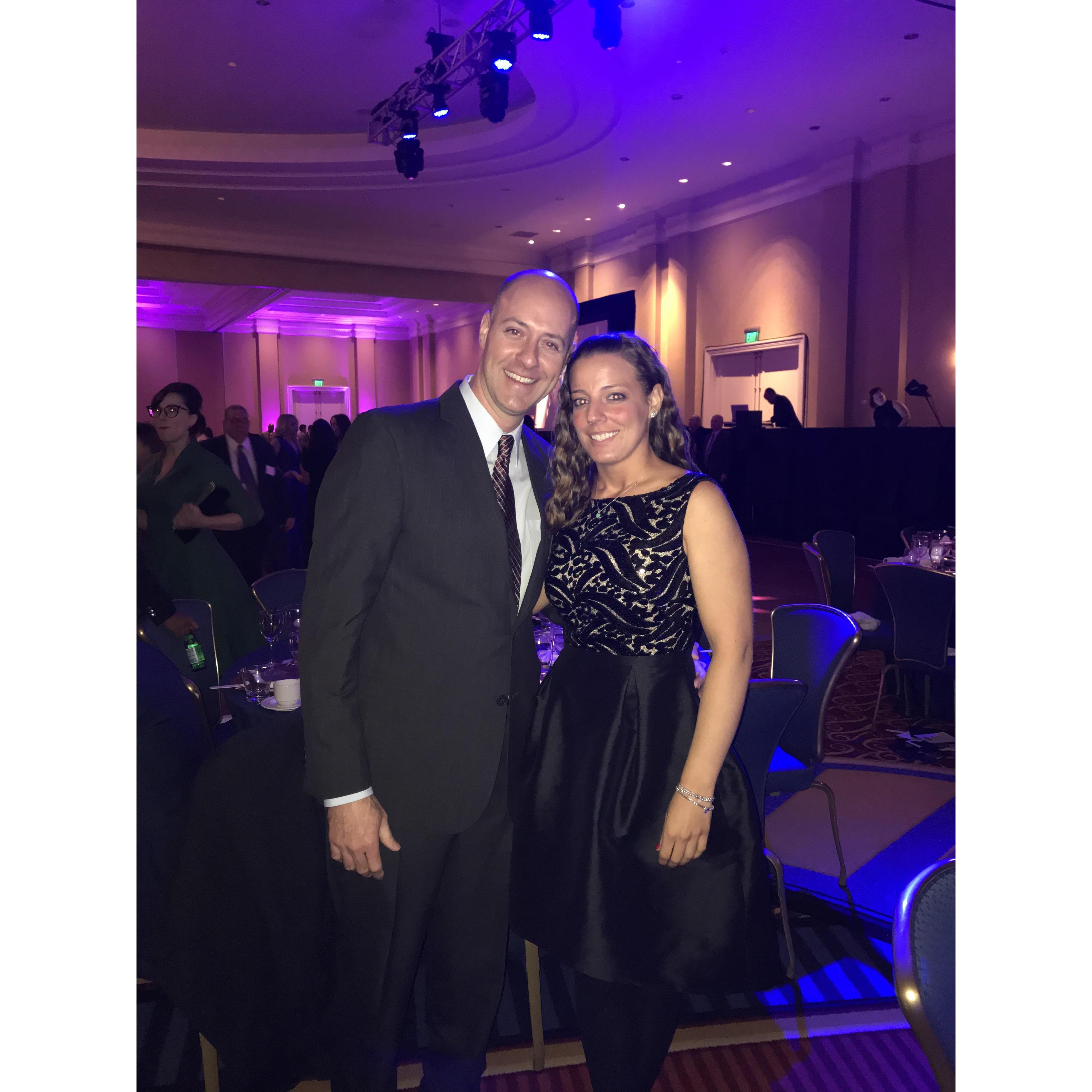 One of our favorite things to do...get dressed up and support a favorite charity.  The Chocolate Affair with Health Care for the Homeless!