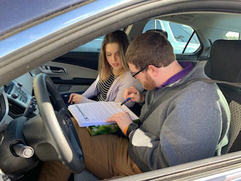 During the virus, Allison and Cody bought their first home. They had to sign the title papers in their car!