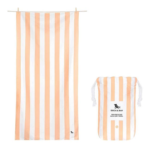 Quick Drying Beach Towels Travel - Sand Free Towel, Absorbent Towel for Swimmers - Large Beach Towels for Kids & Adults - 100% Recycled