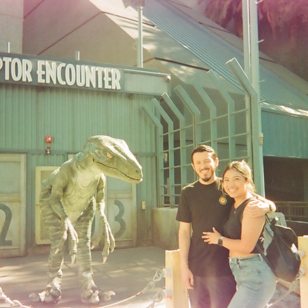 Our first trip to Universal Studios together. Oscar won me a Simpsons doll on some basketball game there. I still have it and his name is Ralph!
