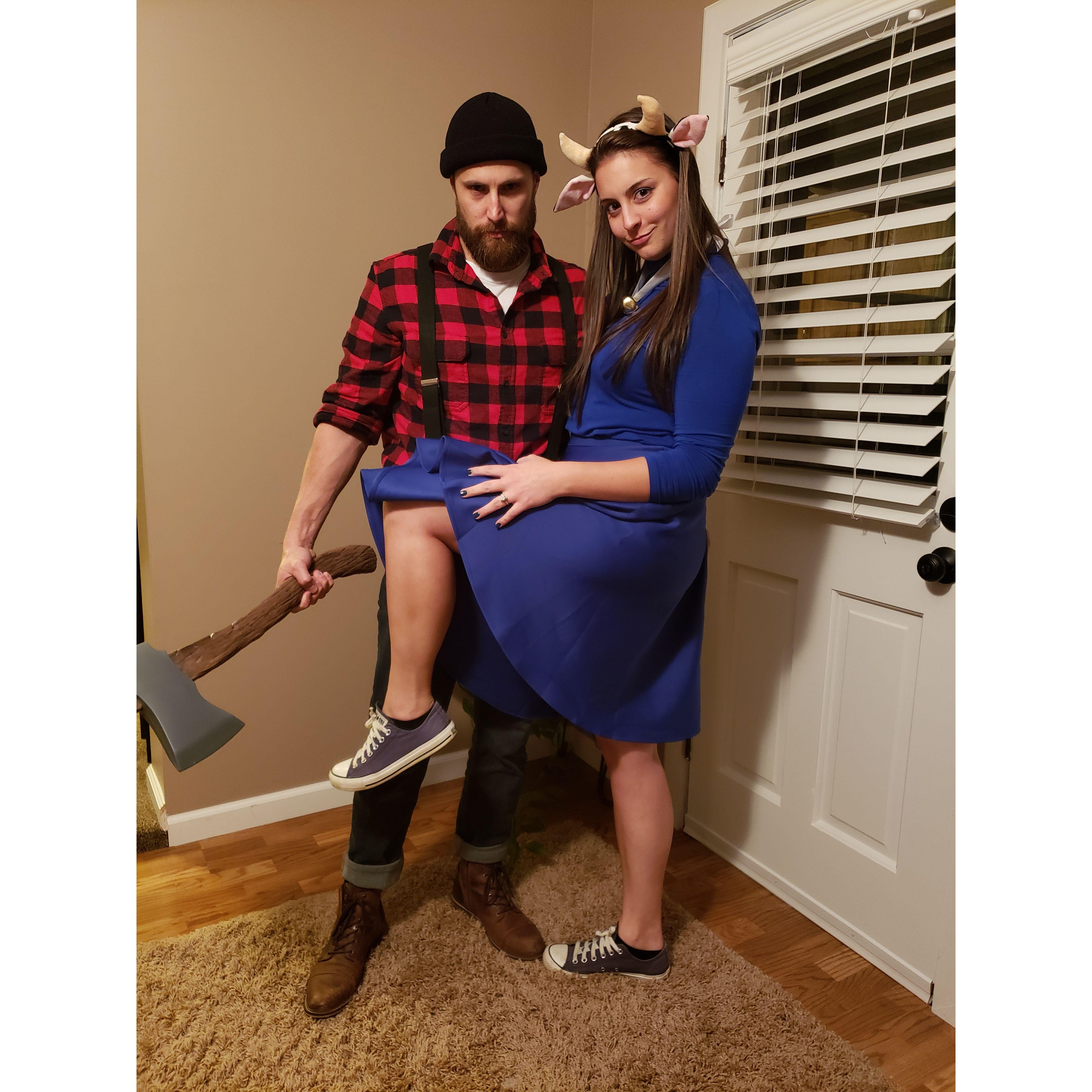 Paul Bunyan & Babe the Ox, Halloween 2021