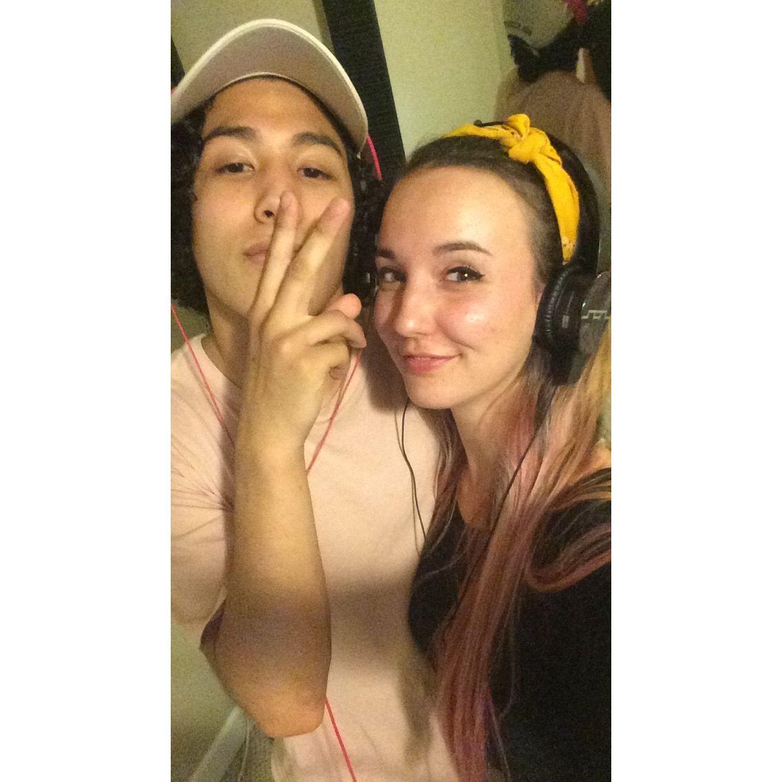 We first bonded over a mutual love for Modest Mouse so music has been very important to us throughout our relationship. This was the first time we recorded music together.