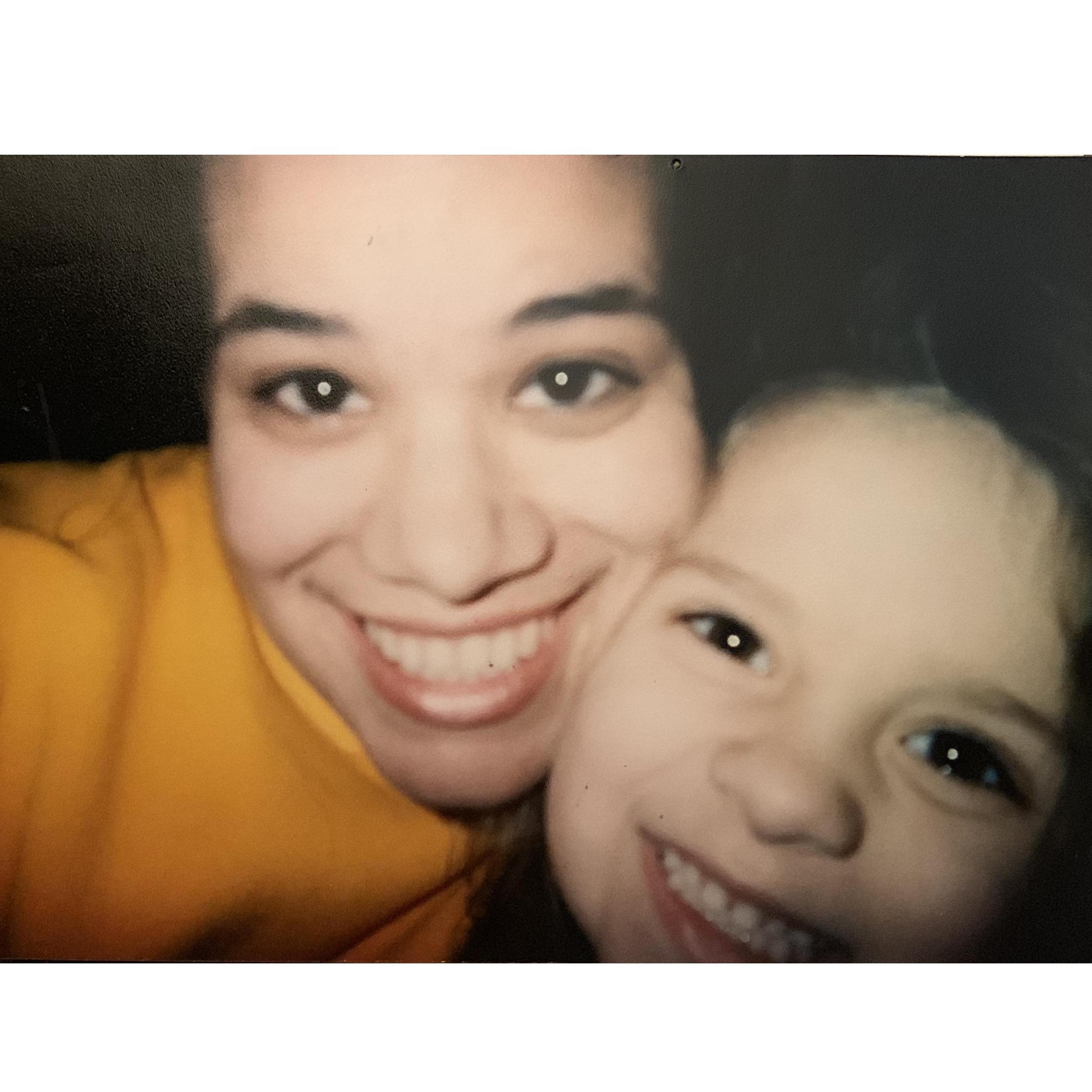 Alexis and her mom, Monica (1997)