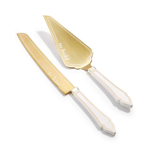 CLOSEOUT! Martha Stewart Collection Cake Knife & Server, Created for Macy's
