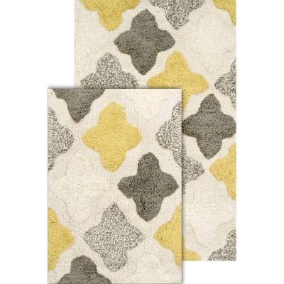 Alloy Moroccan Tiles 2 Piece Bath Rug Set Willow - Chesapeake Merchandising Inc.