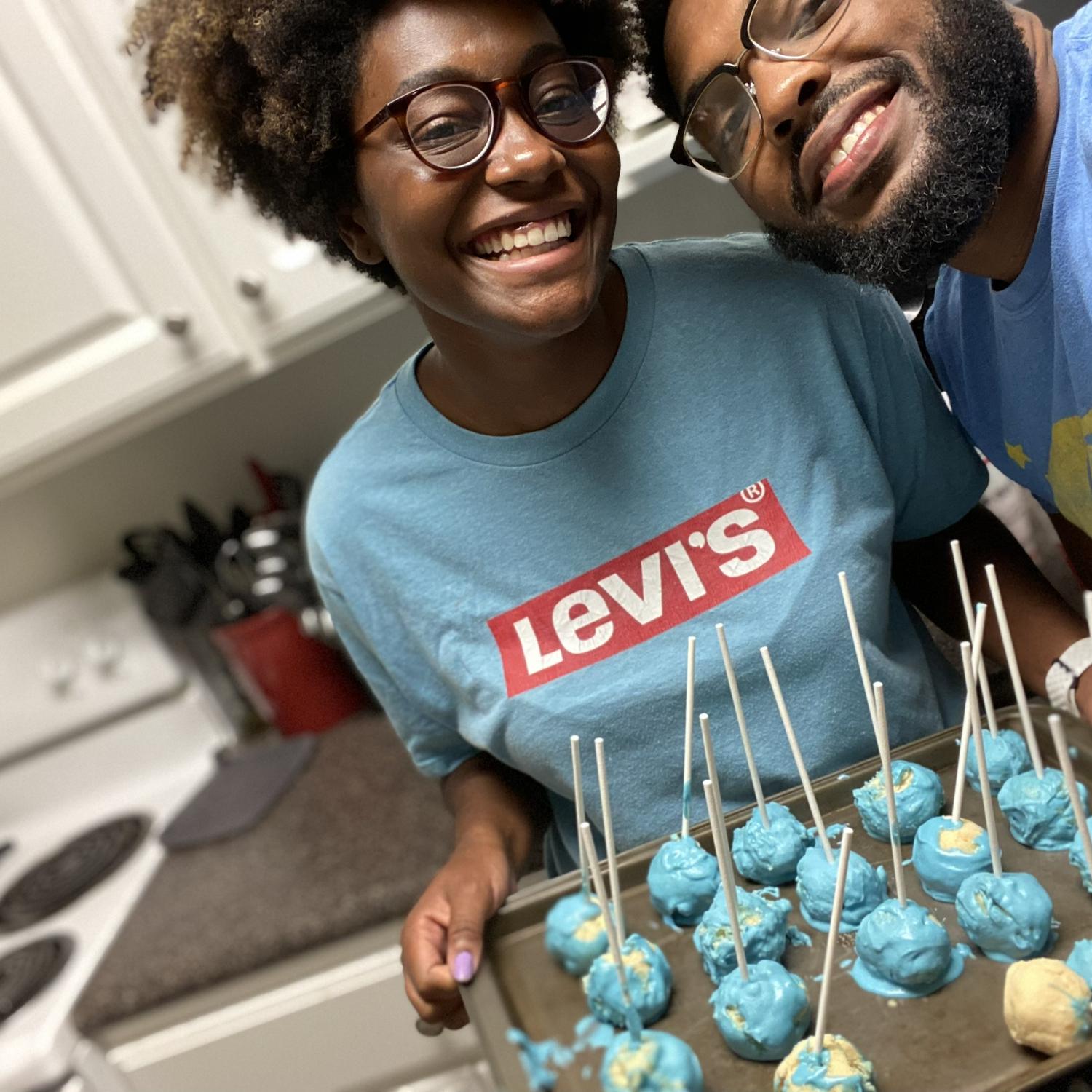 This was the day that Markell asked Mariah to be his girlfriend. They celebrated by making cakepops!