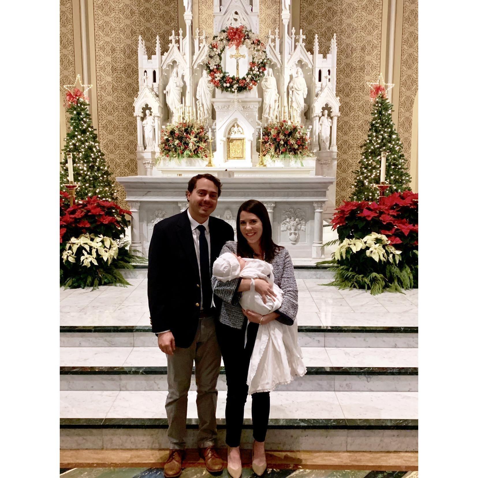 The day we became Godparents to sweet Chloe Elizabeth - December 2019