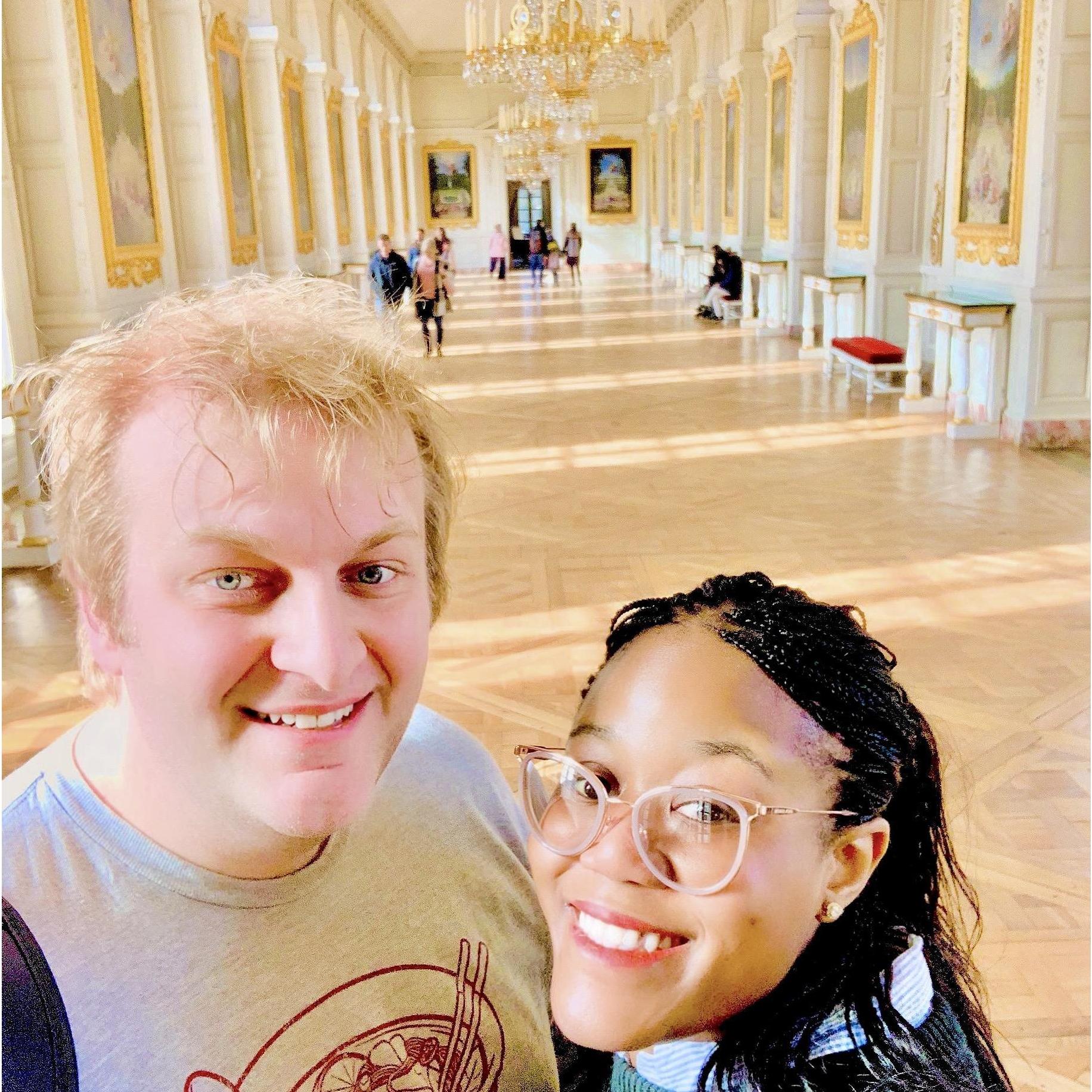 At the Palace of Versailles, in Paris, France :)