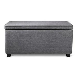 Double Storage Ottoman Dark Gray - Room Essentials™