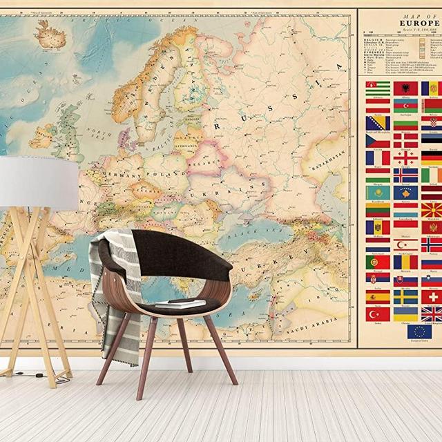 3D Country Map 25862 World Map Wall Paper Print Decal Deco Wall Mural Self-Adhesive Wallpaper AJ US Sinsin (Wovenpaper No Glue, 【205”x114”】 520x290cm(WxH))