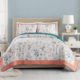Teresa Chan 3-Piece English Garden Quilt Set