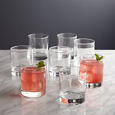 Set of 8 Boxed Double Old-Fashioned Glasses
