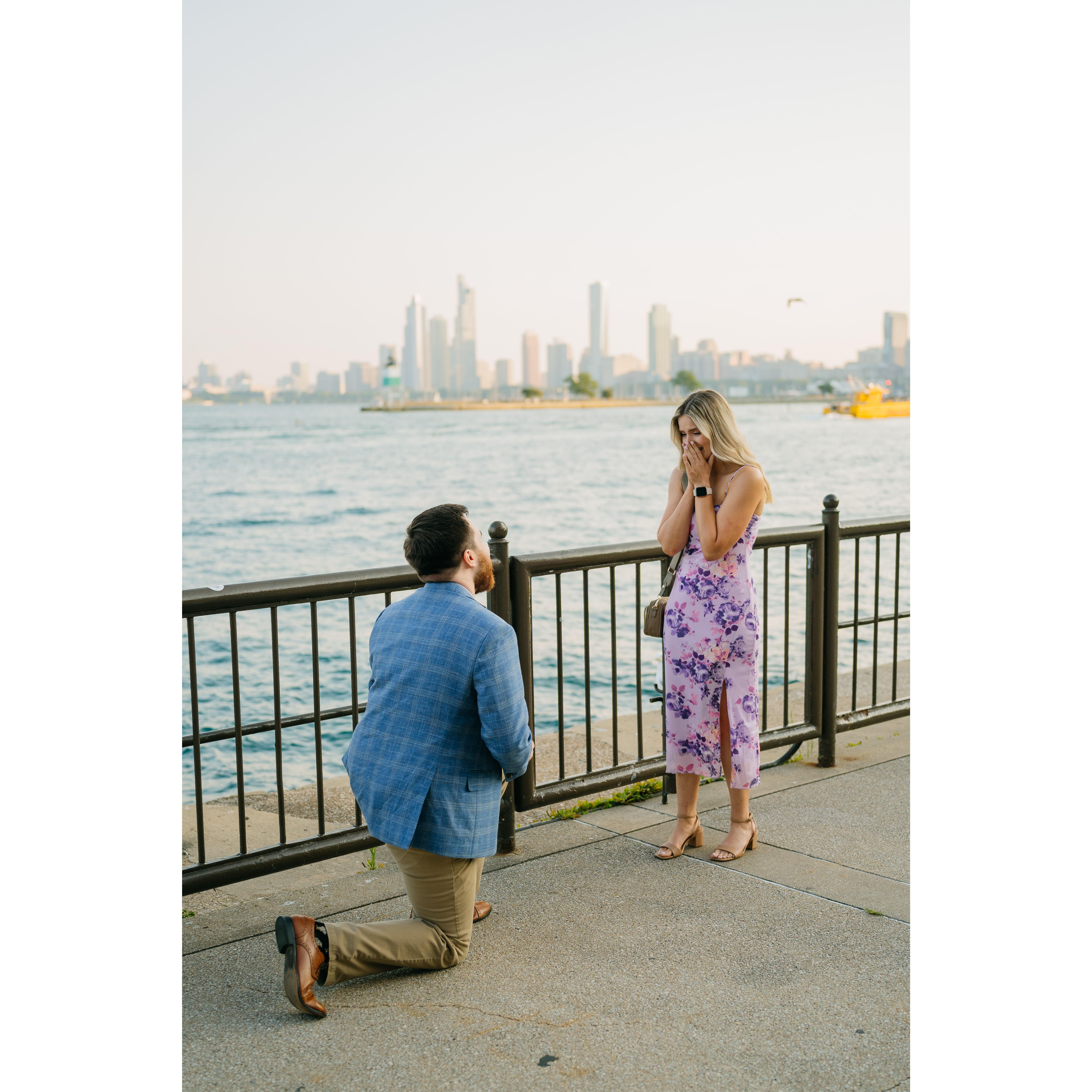 july 11, 2024- our ninth anniversary and the day we got engaged!