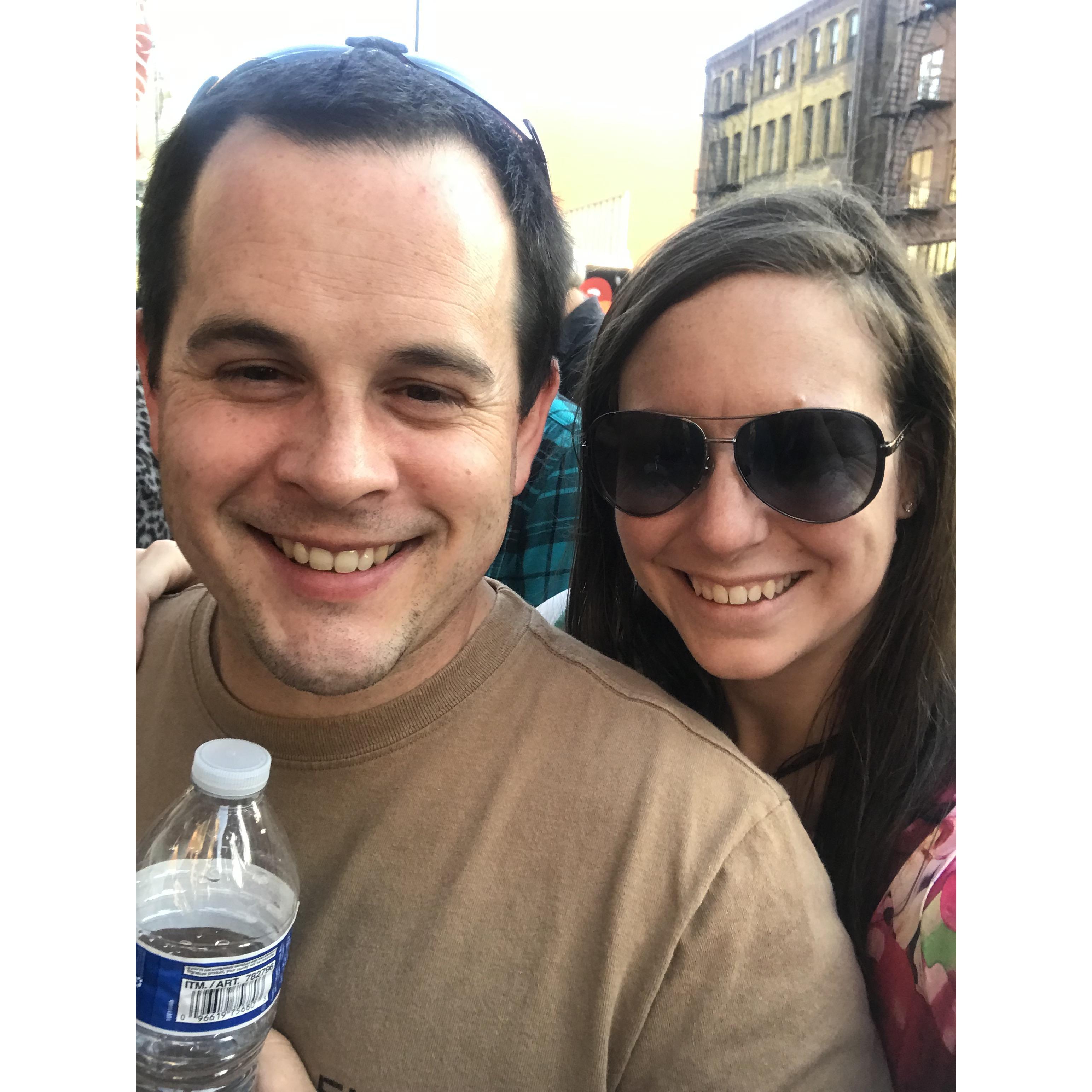 At 'The Rolling Stones' concert in August 2019