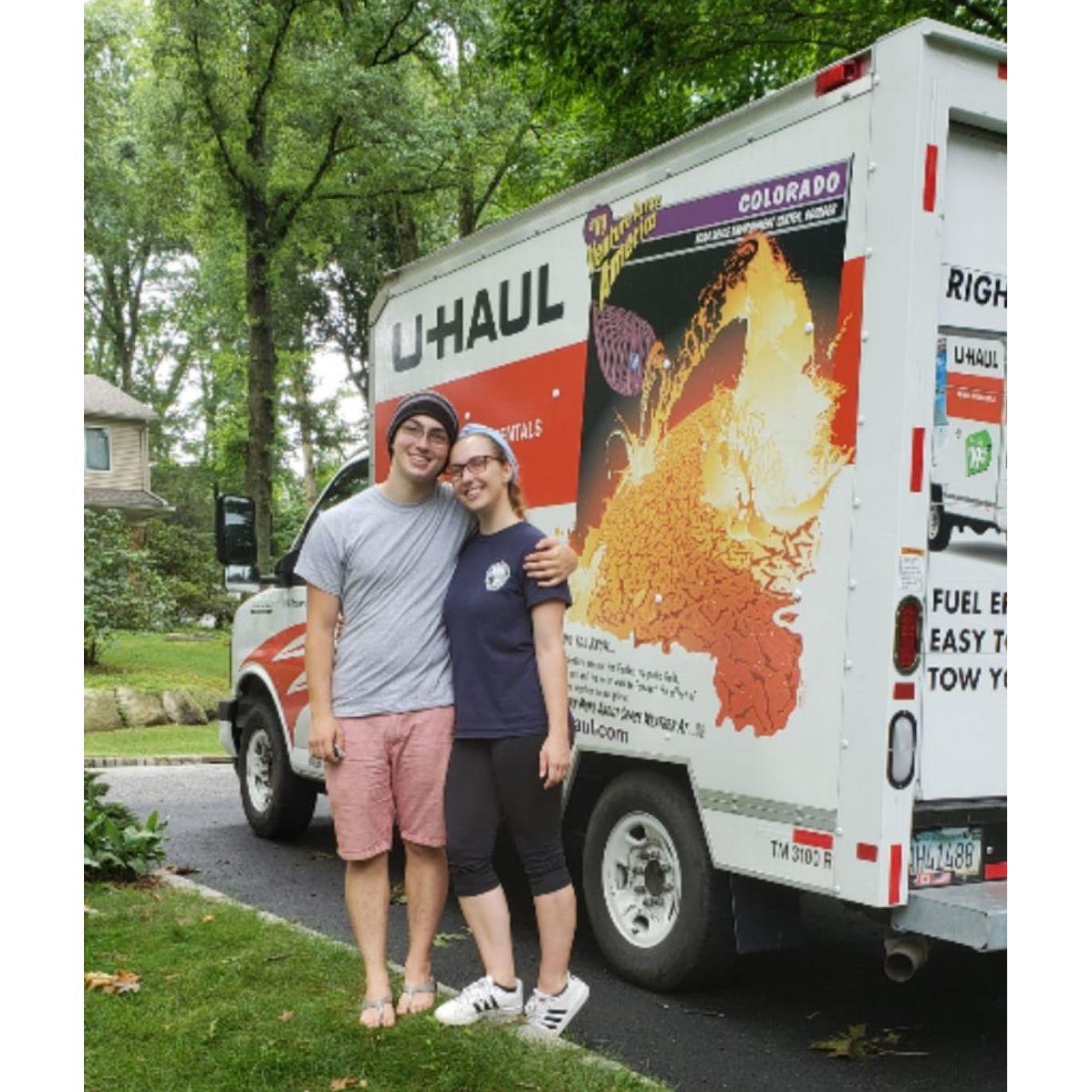 Moving to CT together to start our PhDs!