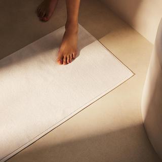 Organic Ribbed Bath Mat