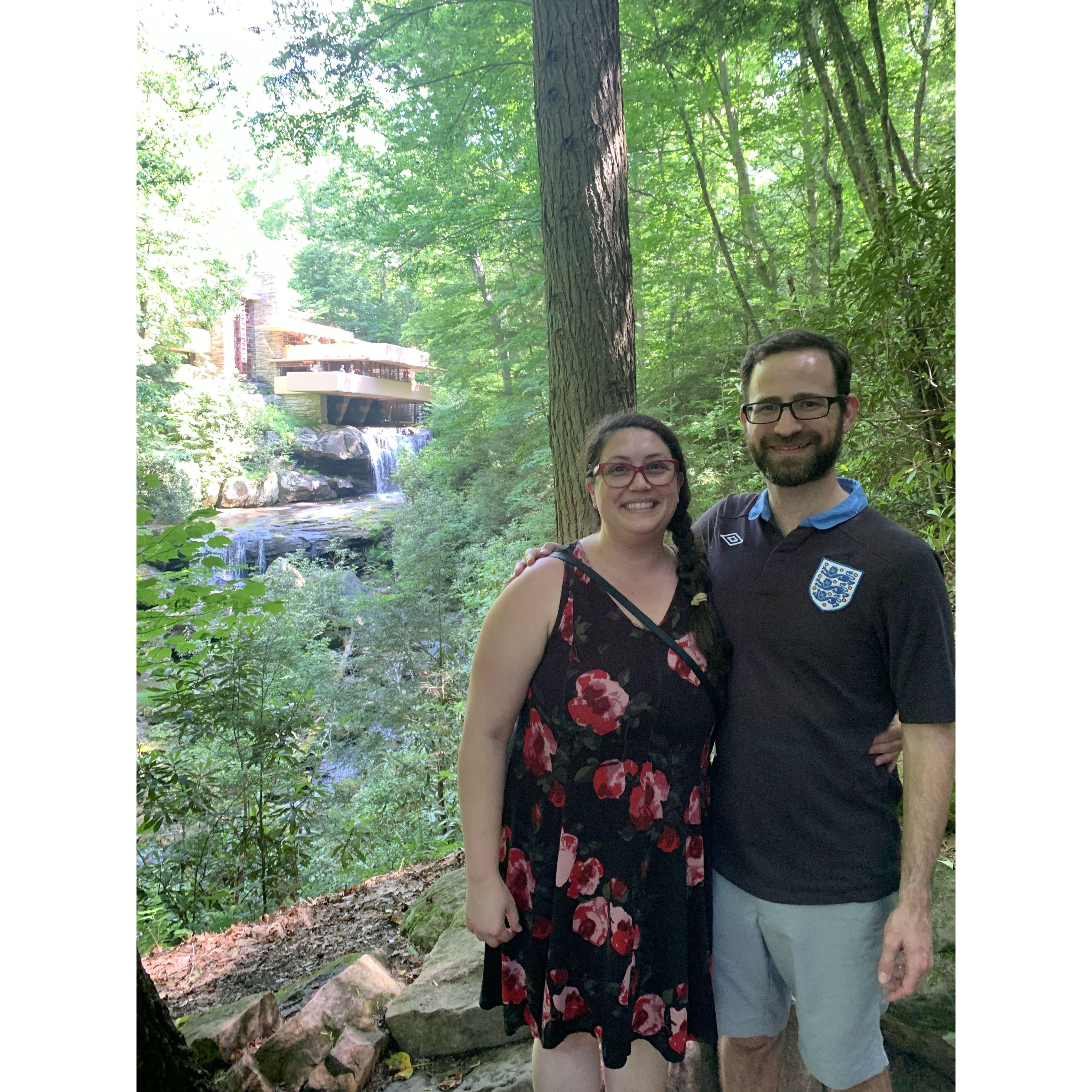 Falling Waters in Pennsylvania - The first day of our first long road trip together!