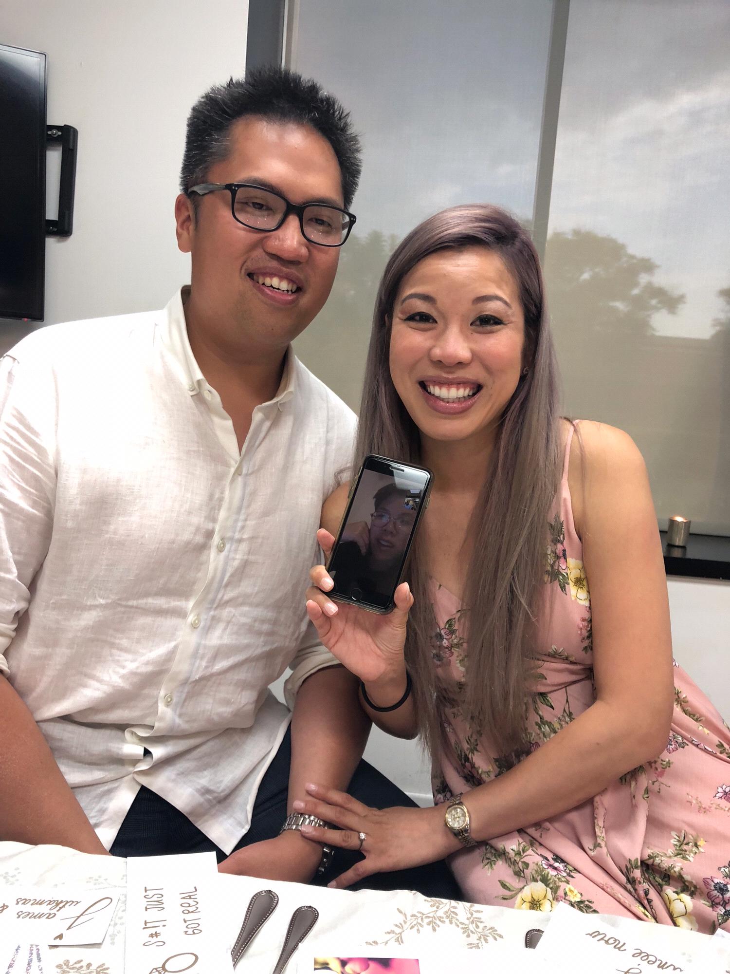 And just like that we were engaged!