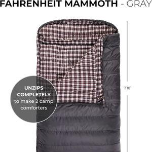 Teton Mammoth Queen Size Double Sleeping Bag