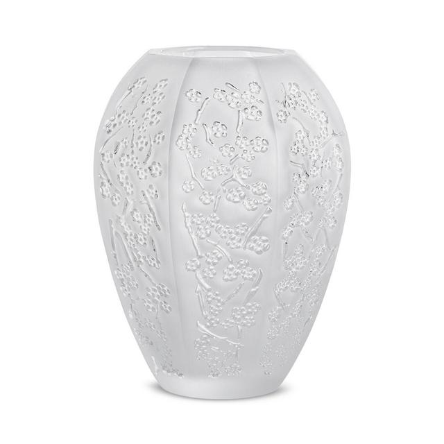 Lalique Sakura Clear Vase, Medium