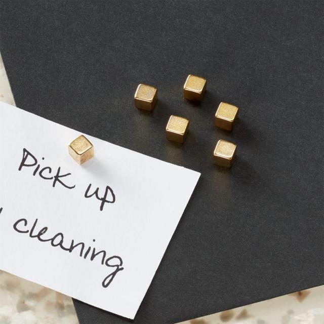 set of 6 mighty gold magnets