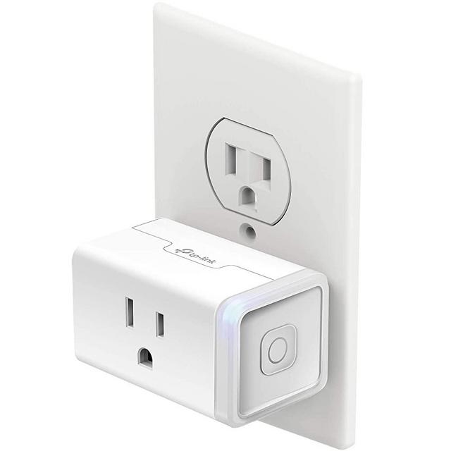 Kasa Smart Plug Mini with Energy Monitoring, Smart Home Wi-Fi Outlet Works with Alexa, Google Home &IFTTT, Wi-Fi Simple Setup, No Hub Required (KP115) , White