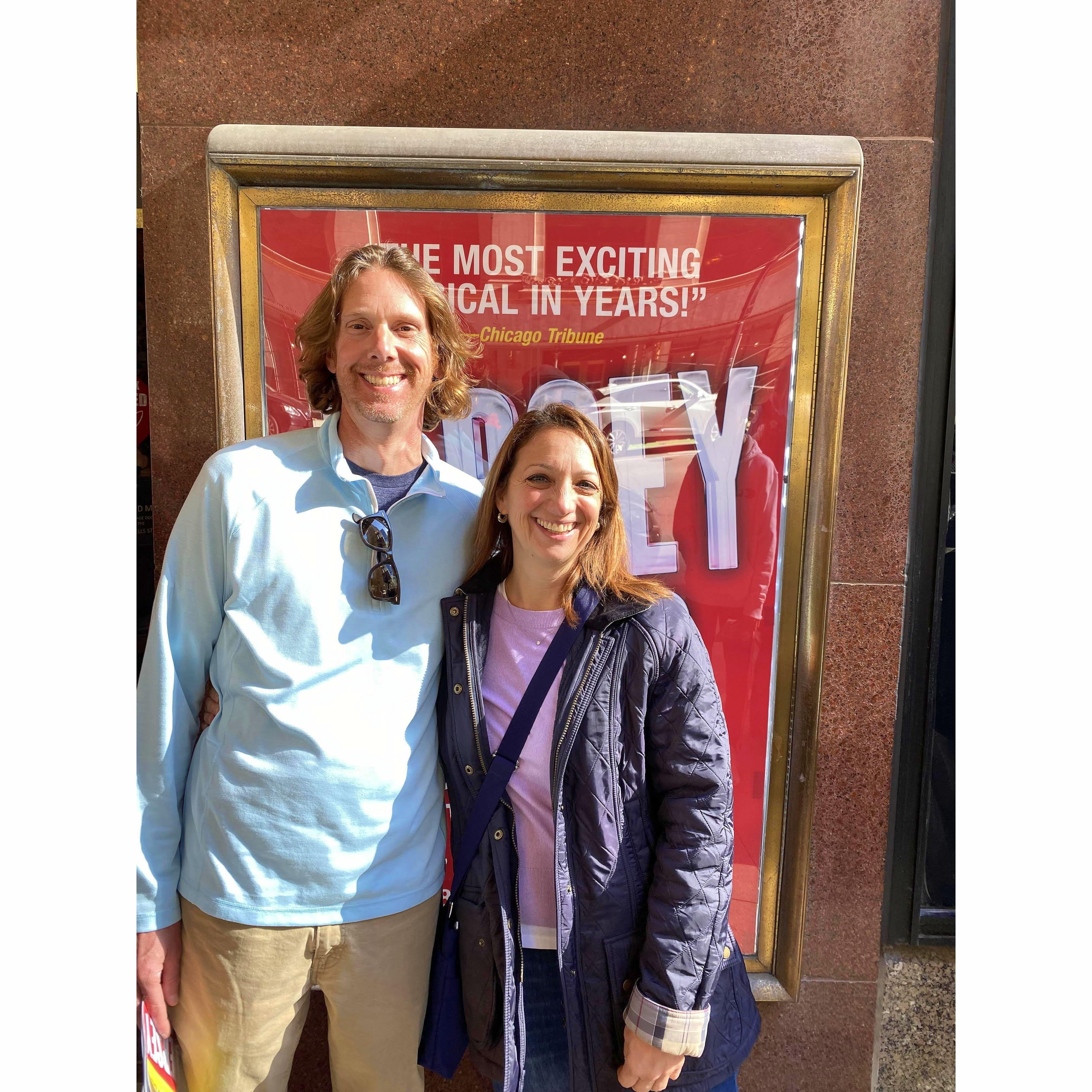 Headed out to see Jersey Boys in Chicago