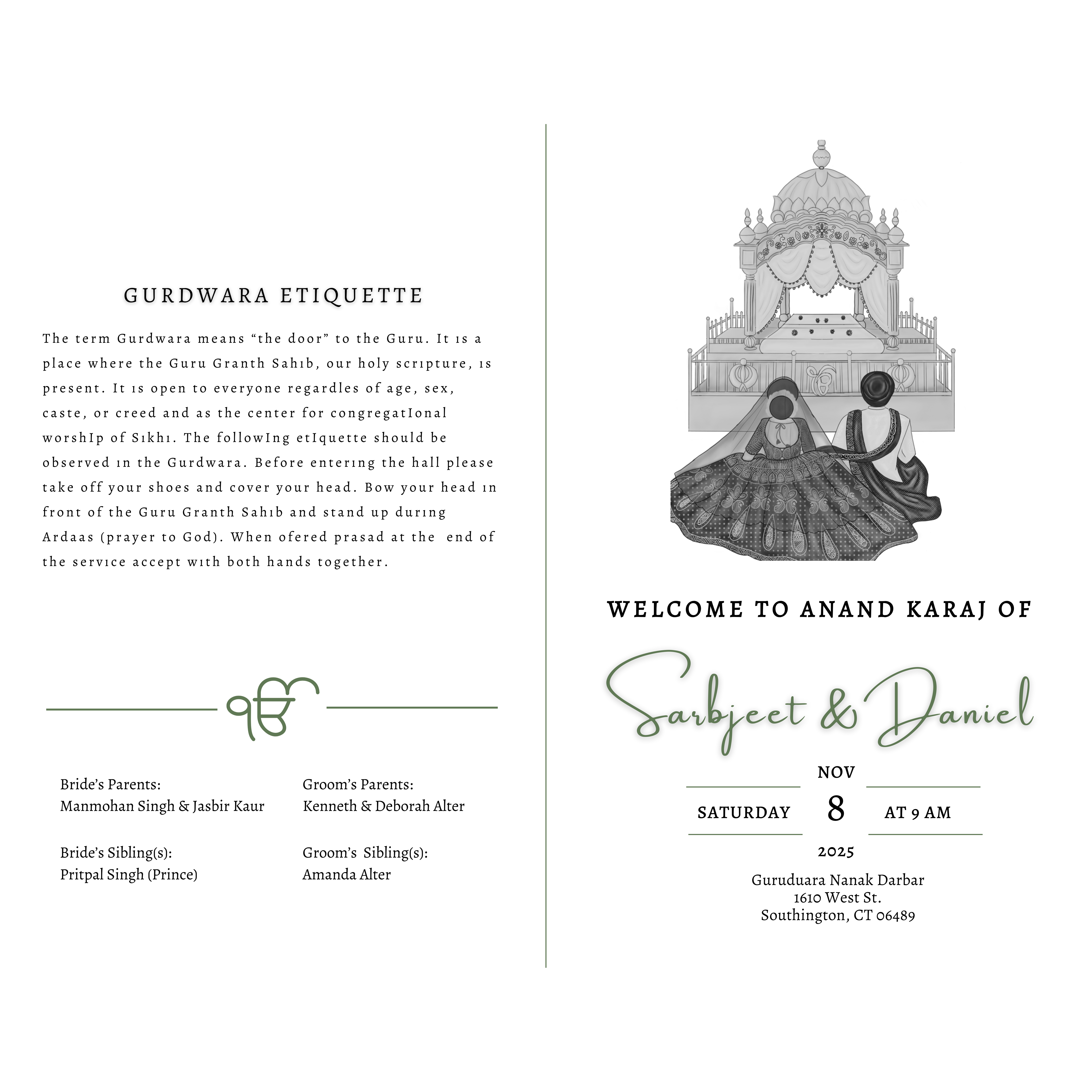Temple Etiquette- Please read carefully