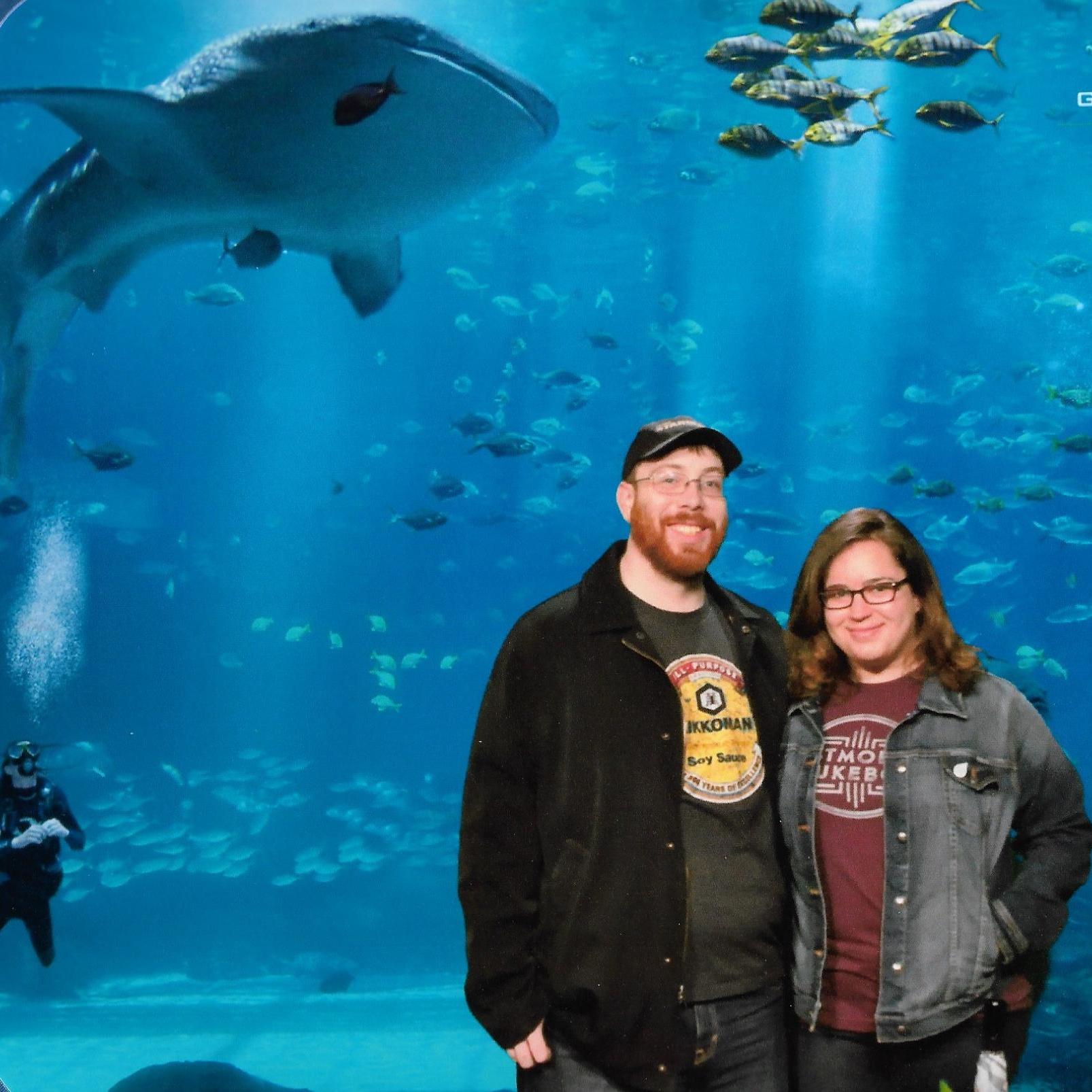 At the Atlanta Aquarium in 2016