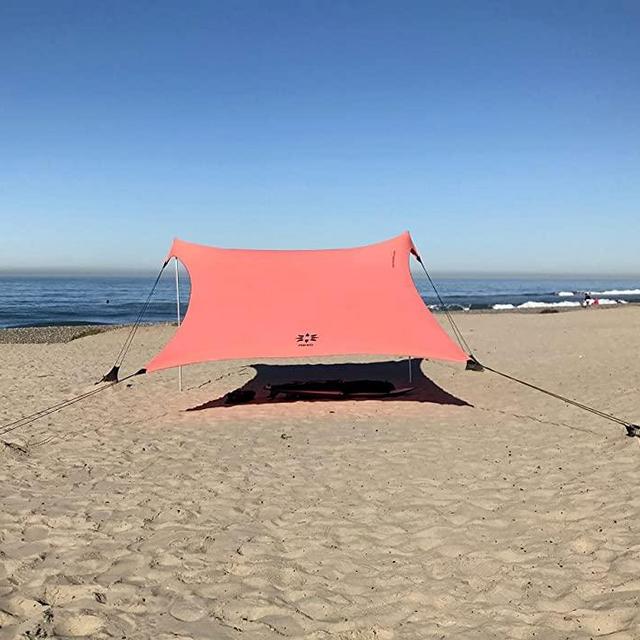 Neso Tents Grande Beach Tent, 7ft Tall, 9 x 9ft, Reinforced Corners and Cooler Pocket