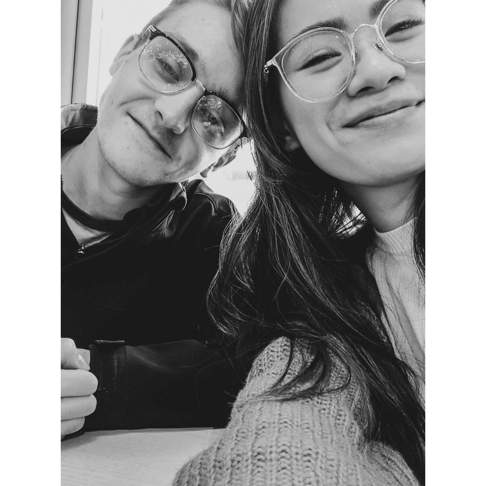 Quick selfie at a new brunch place