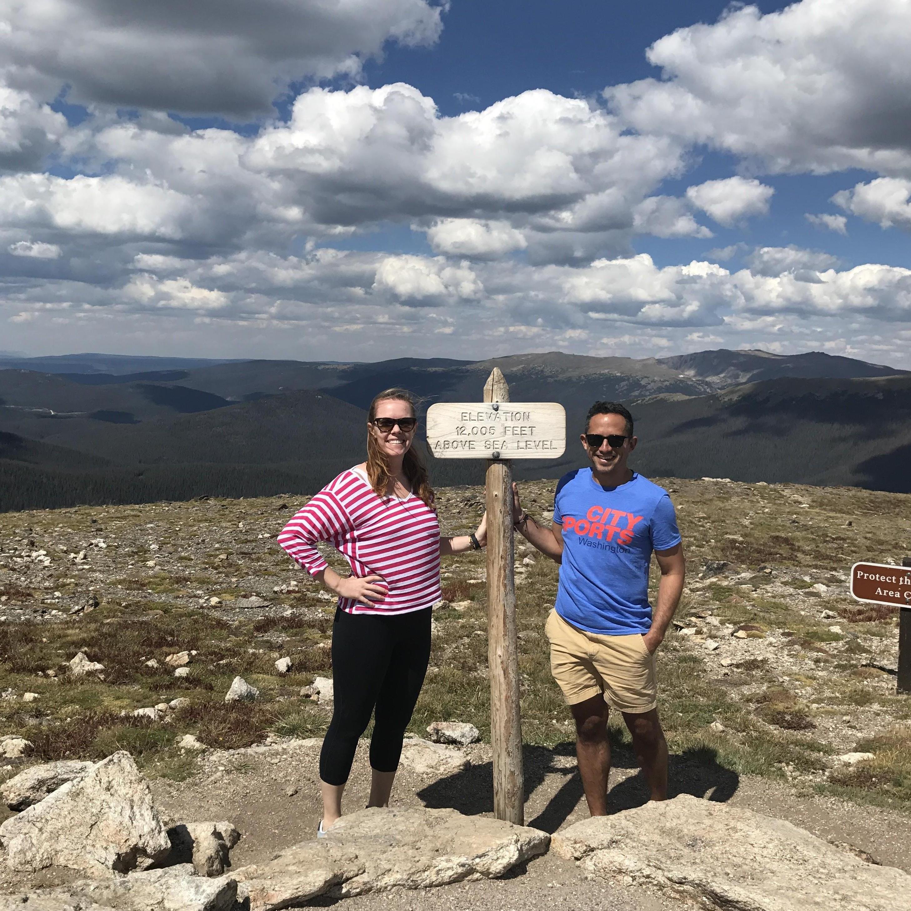 Climbing great heights together at Rocky Mountain National Park