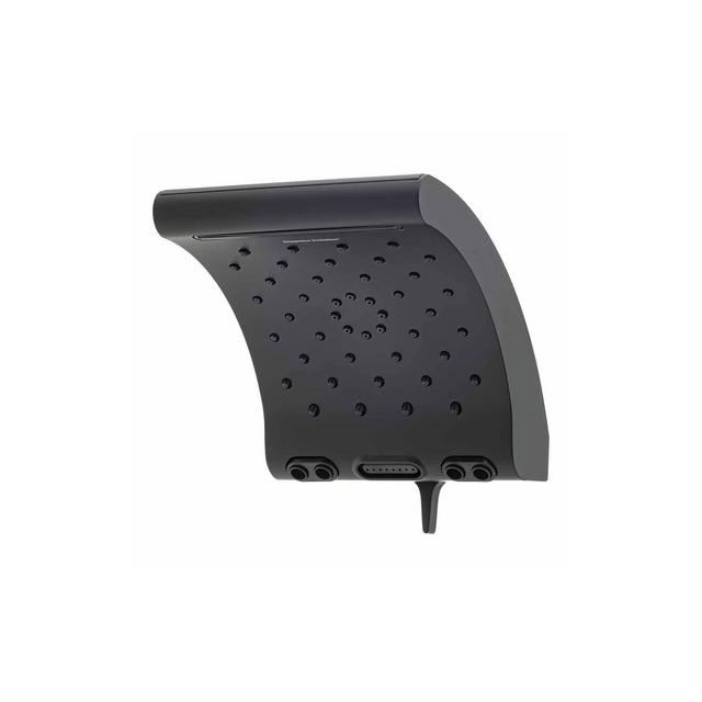 8.8" Evolution 5 Spray WaterSense Rain Shower Head Matte Black - Oxygenics